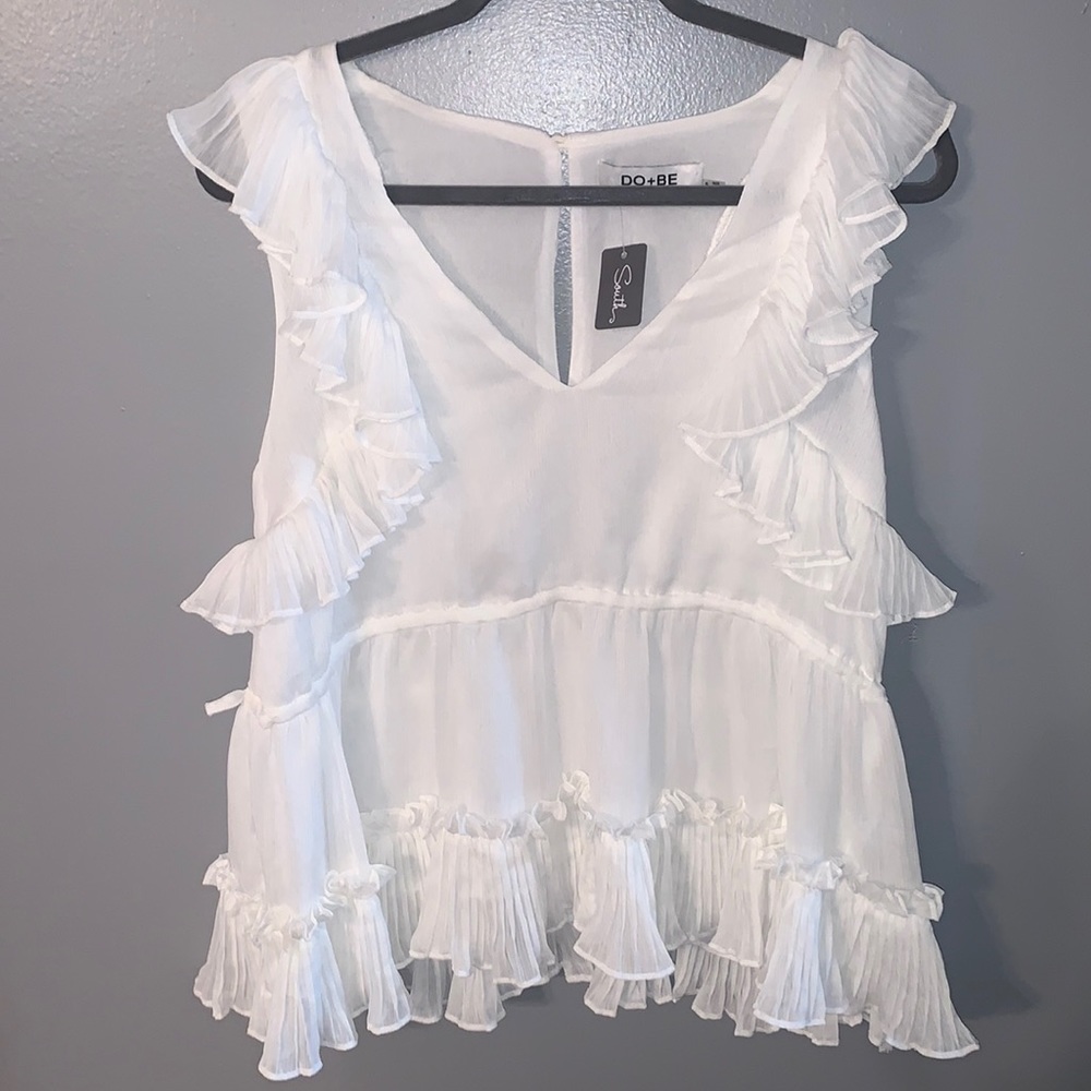 ruffled since top Do + Be